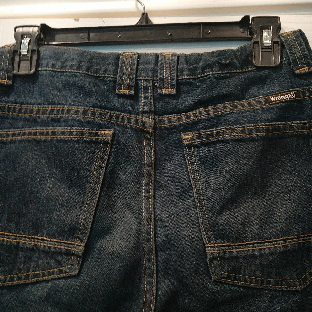 Wrangler Indigo Denim Jean Shorts - Picture 5 of 9